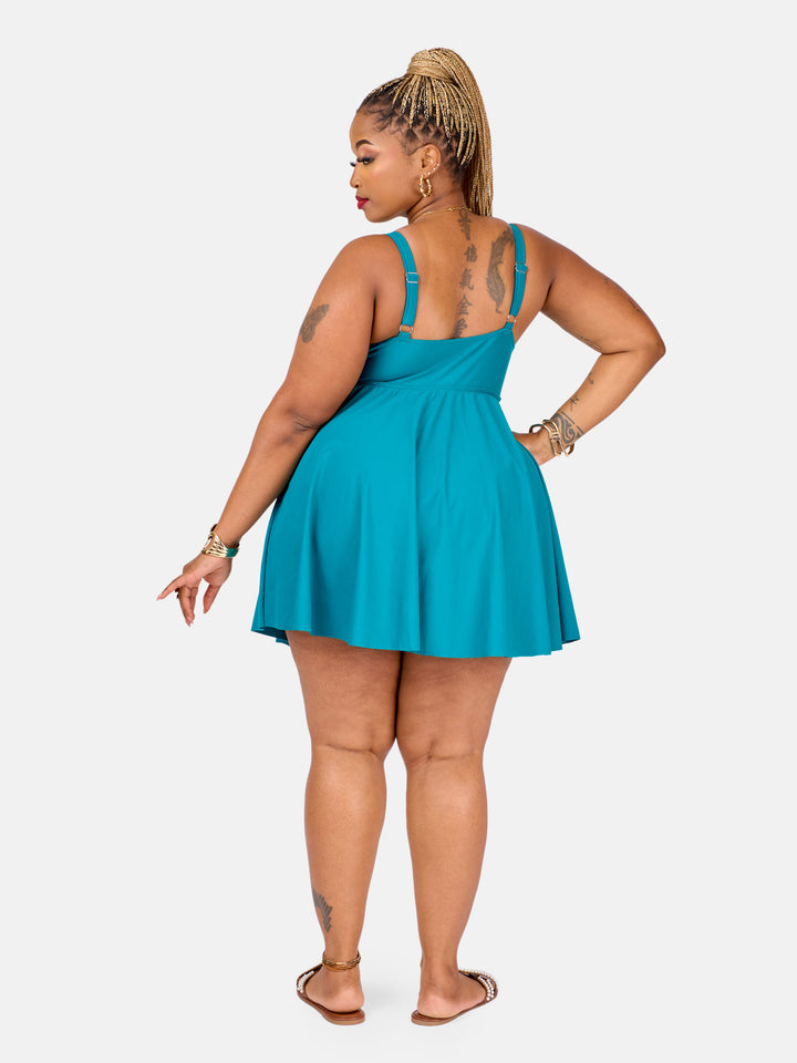 Turquoise swim dress