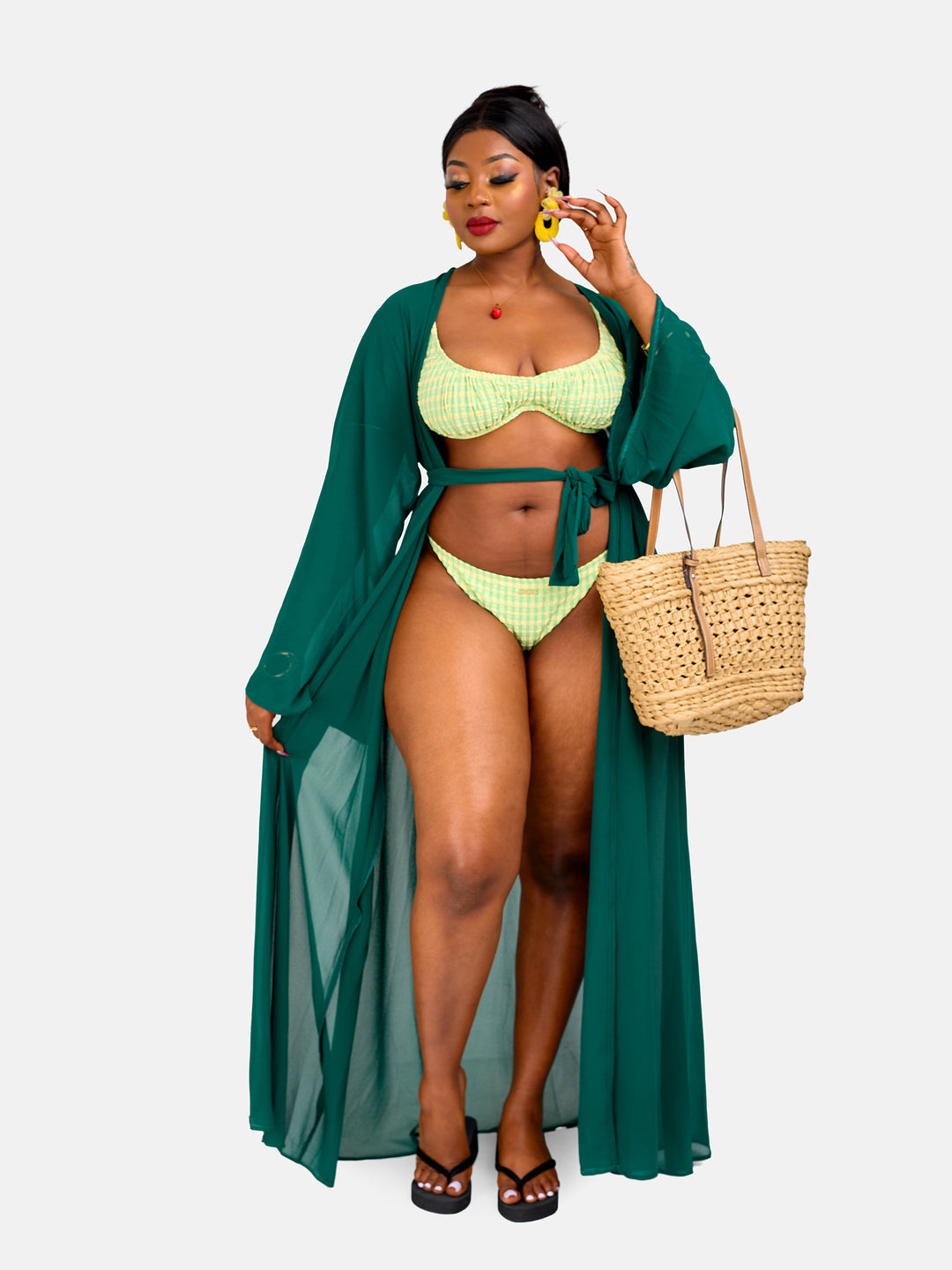 Luminous underwire stringed bikini