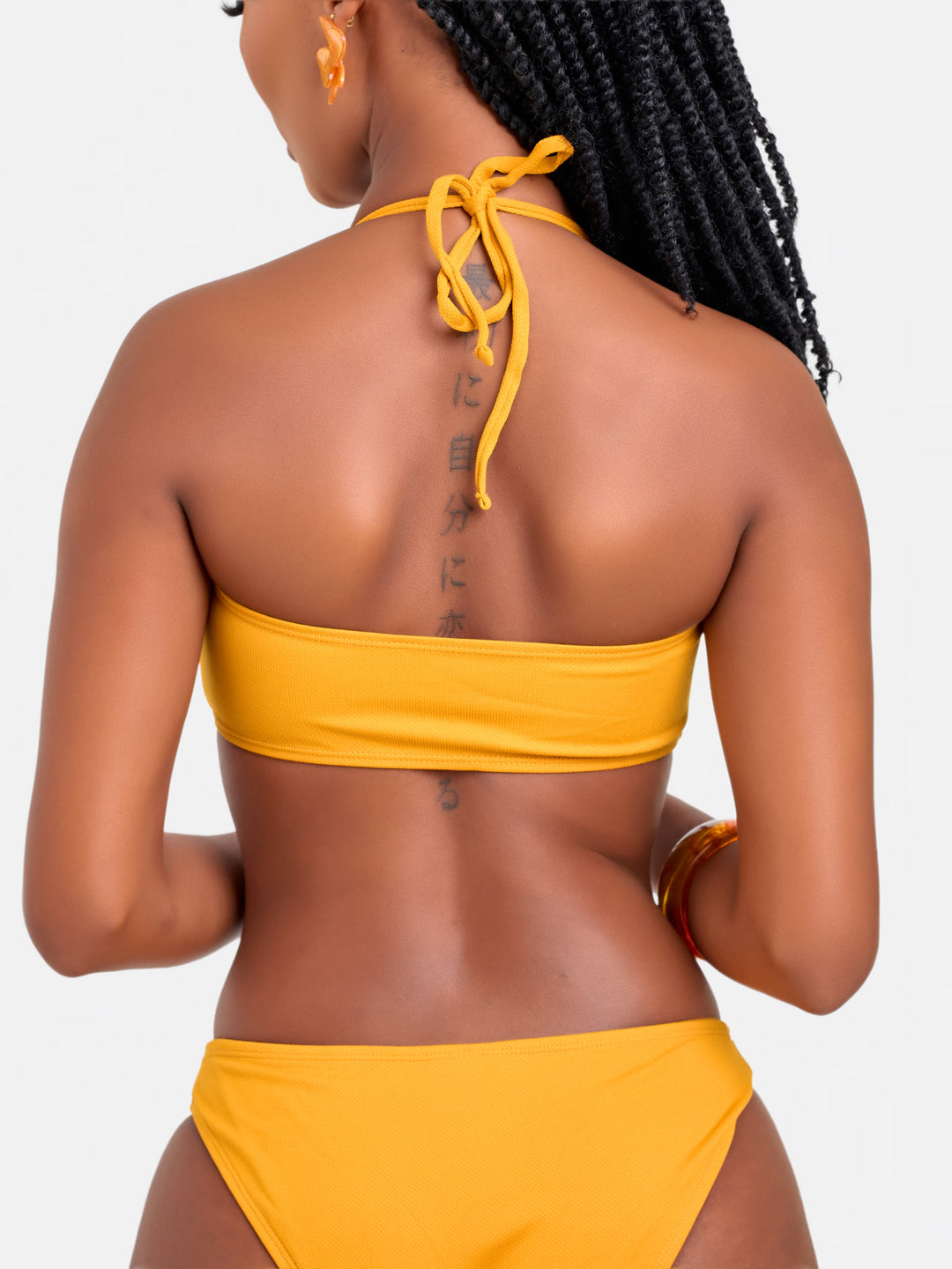 Mustard micro bikini set