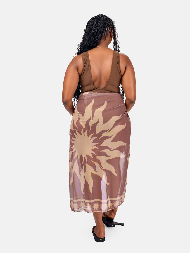 Classy one piece with sarong