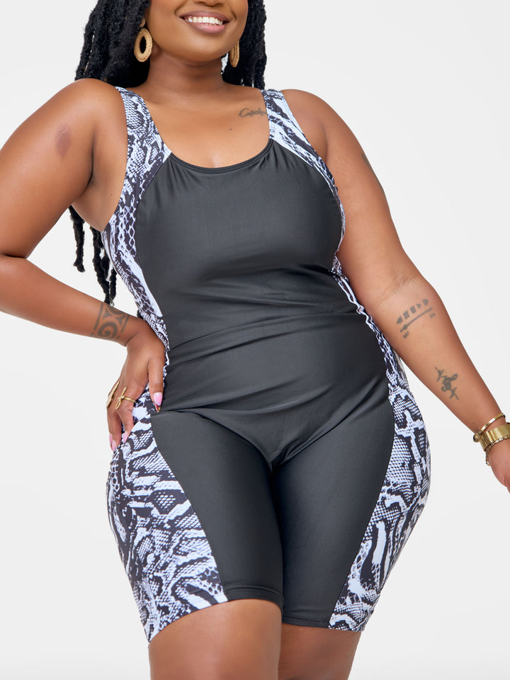 Snake print side 1pc