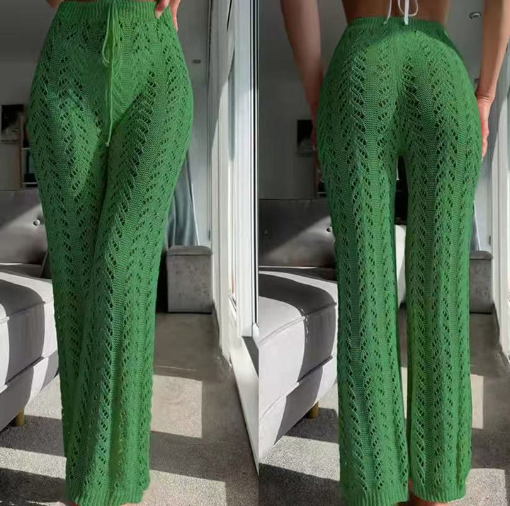 crotchet pants cover up