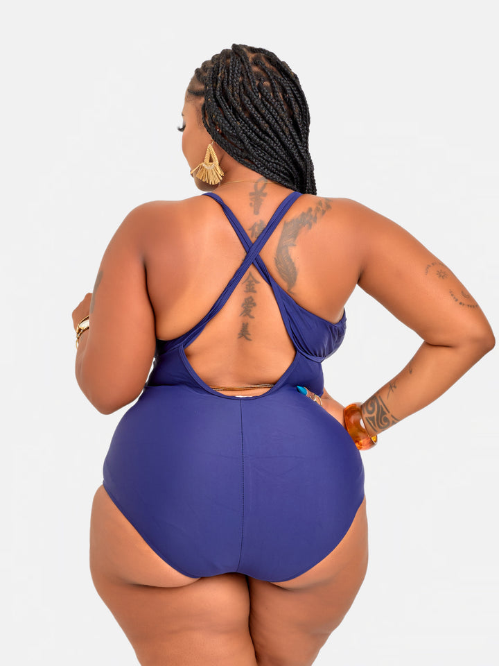 Supportive plus size one piece