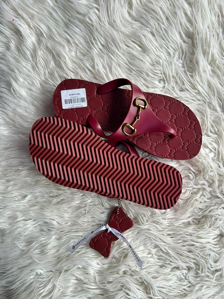 Summer wedge brand sandals