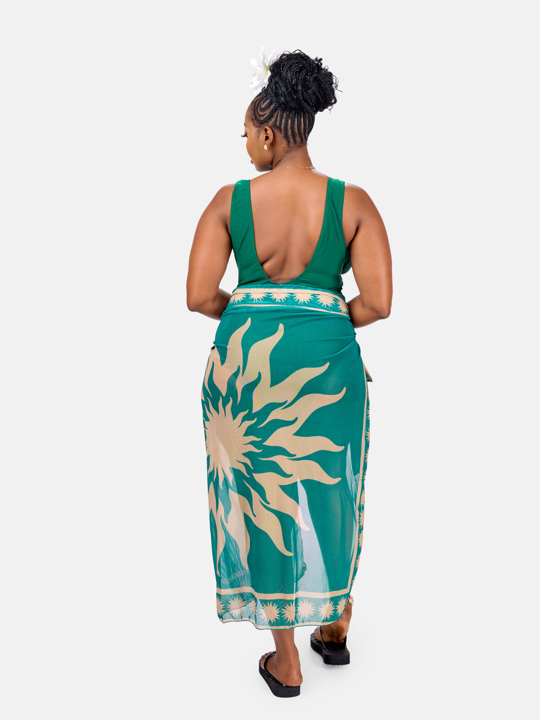 Classy one piece with sarong