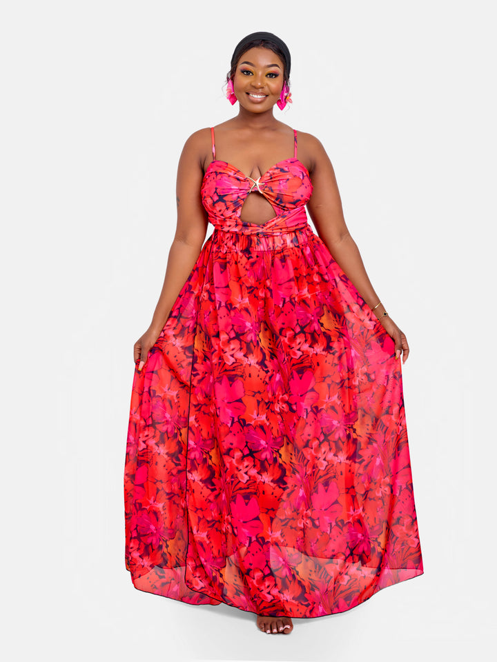 Illusion one piece with cover up