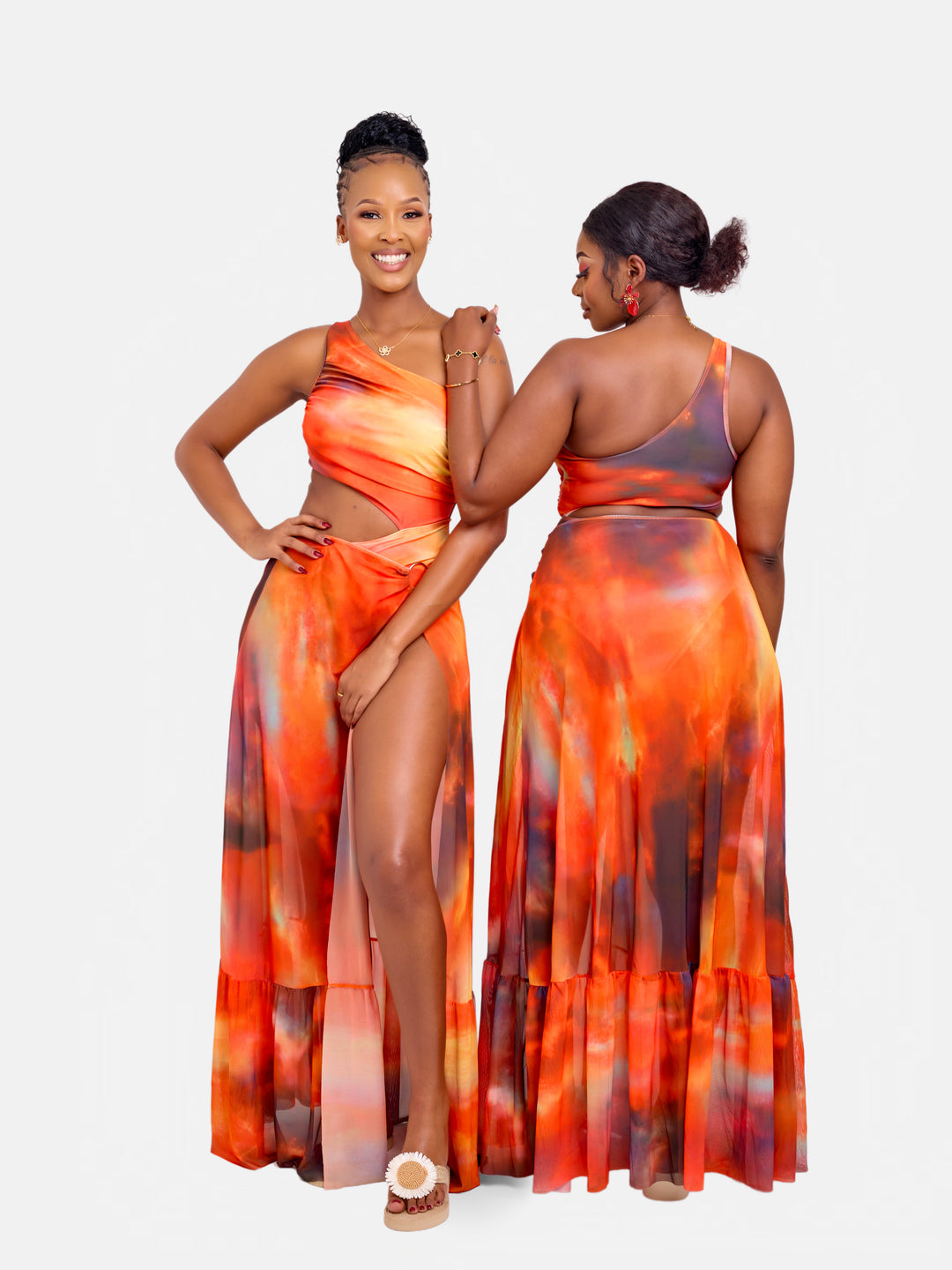 Curve sculpting cut out illusion one piece