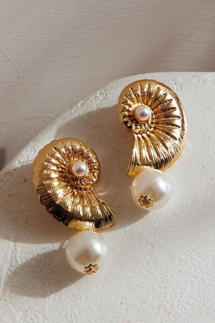 Pearl earrings