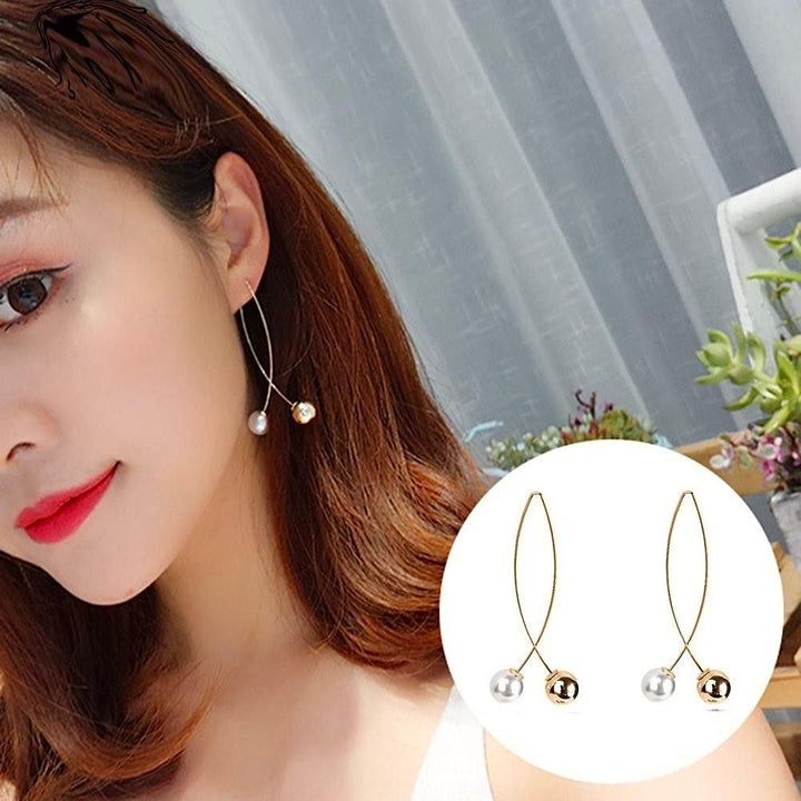 Pearl earrings
