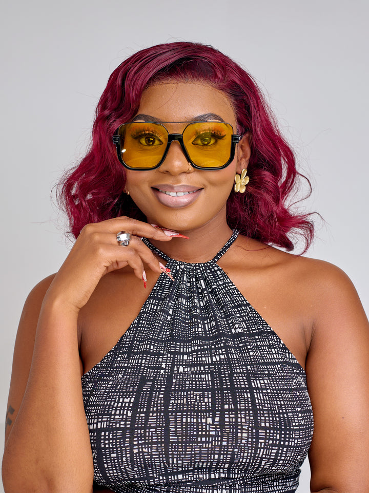 Statement frame sunglasses