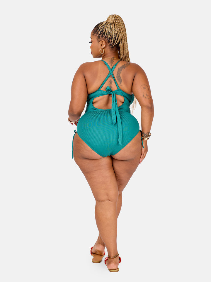 Twist cut-out monokini