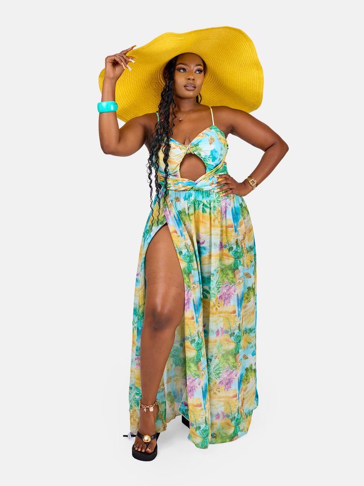 Illusion one piece with cover up