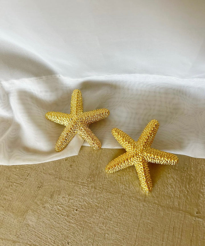 Gold Starfish earrings