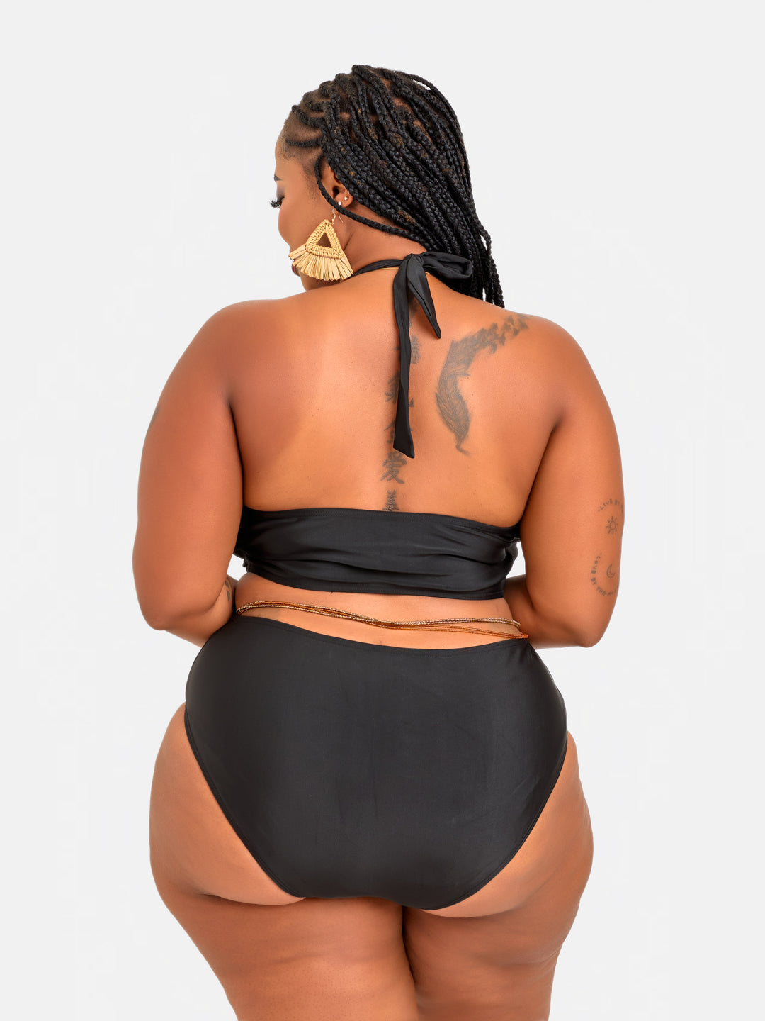 High waist plus size bikini