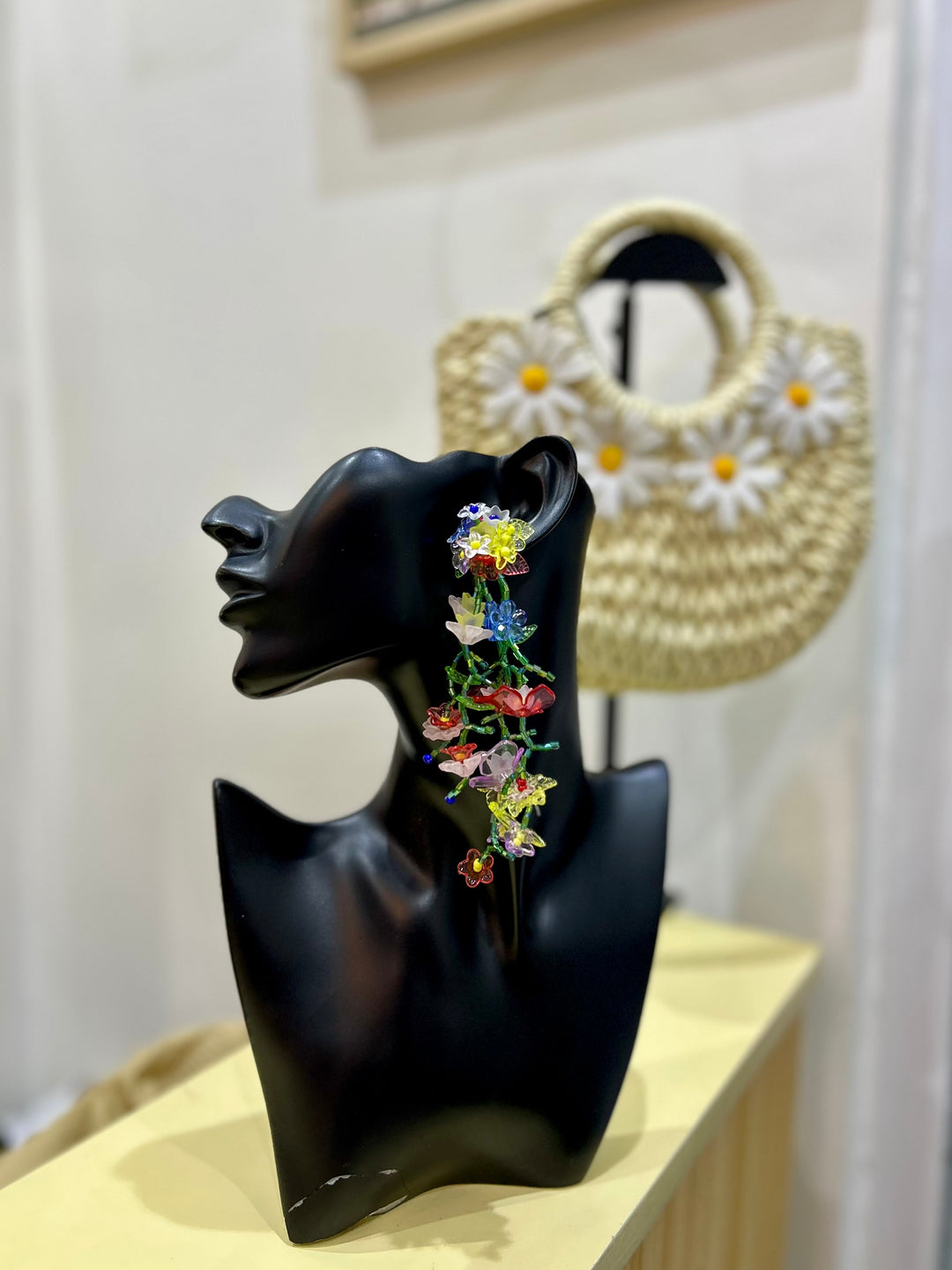 Stunning floral earrings