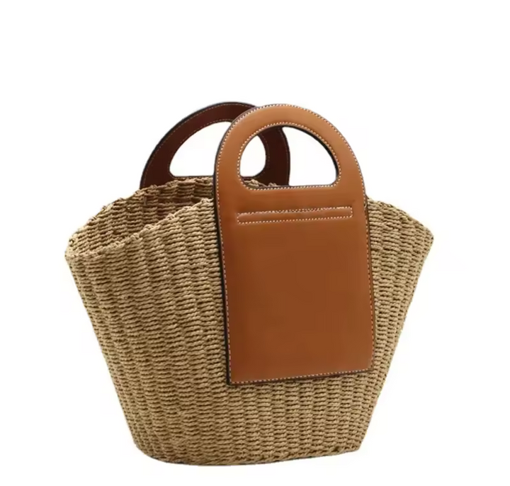 Top handle beach bag