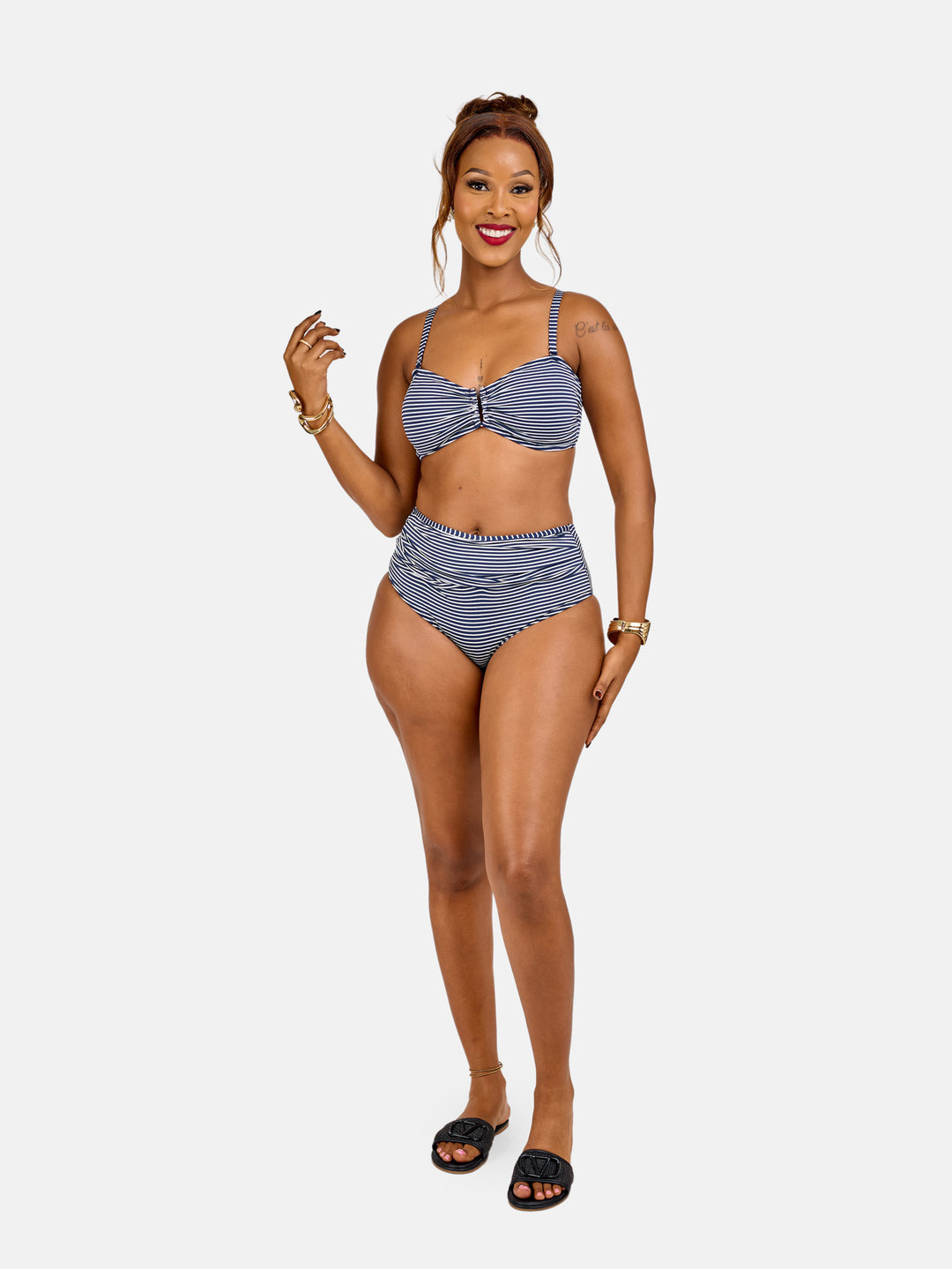 Striped swim set