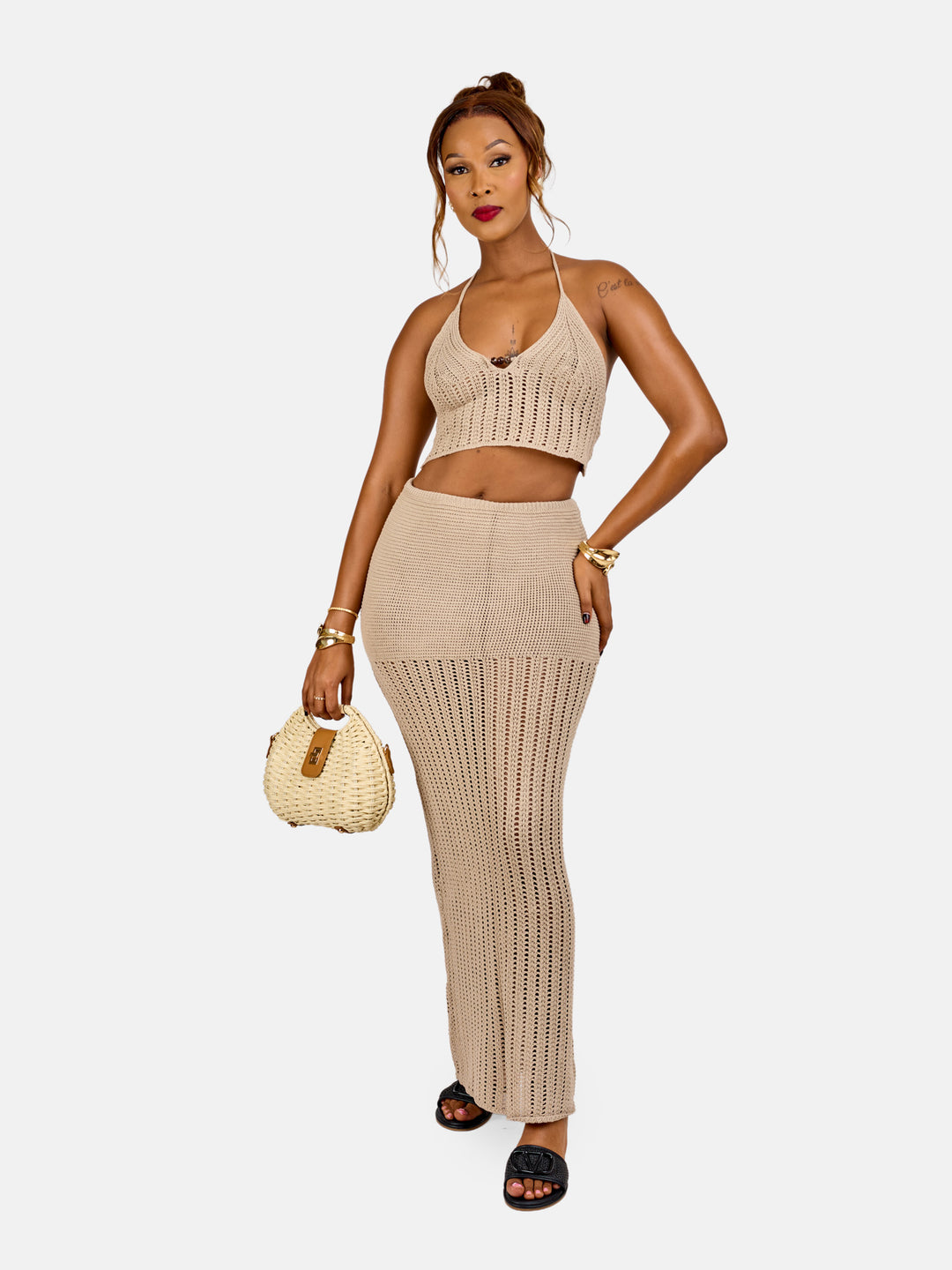 2pc knit vacation set
