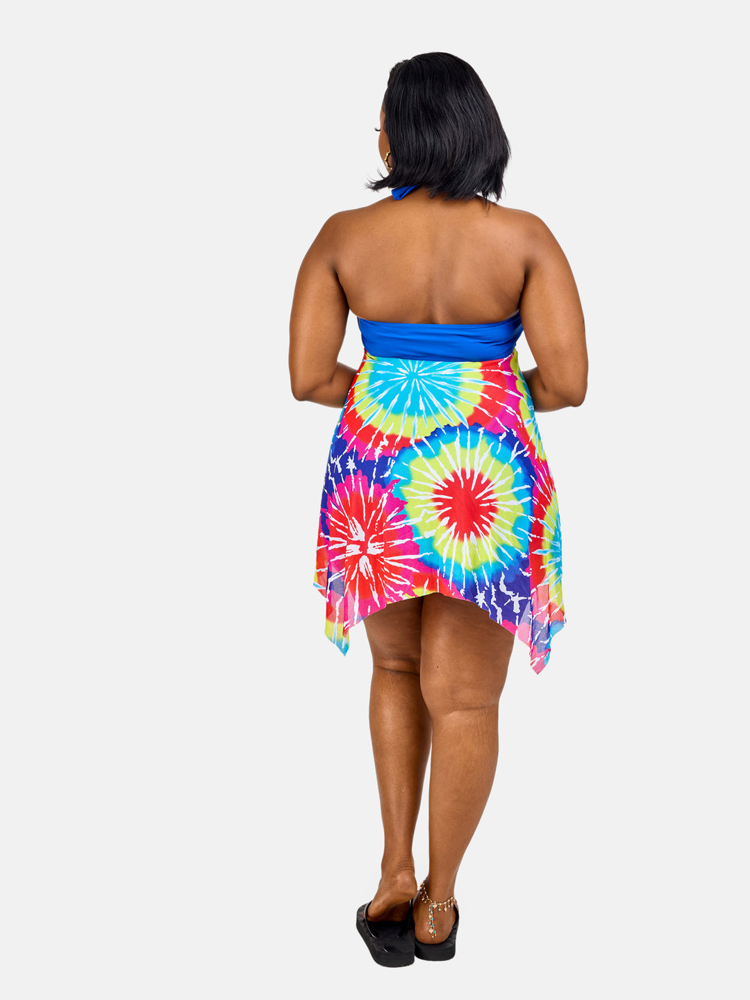 Multi coverage swim dress
