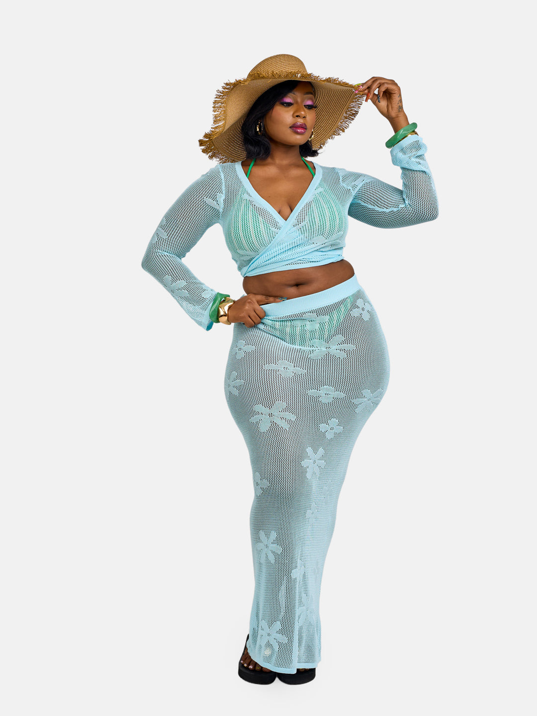 2pc knit vacation set