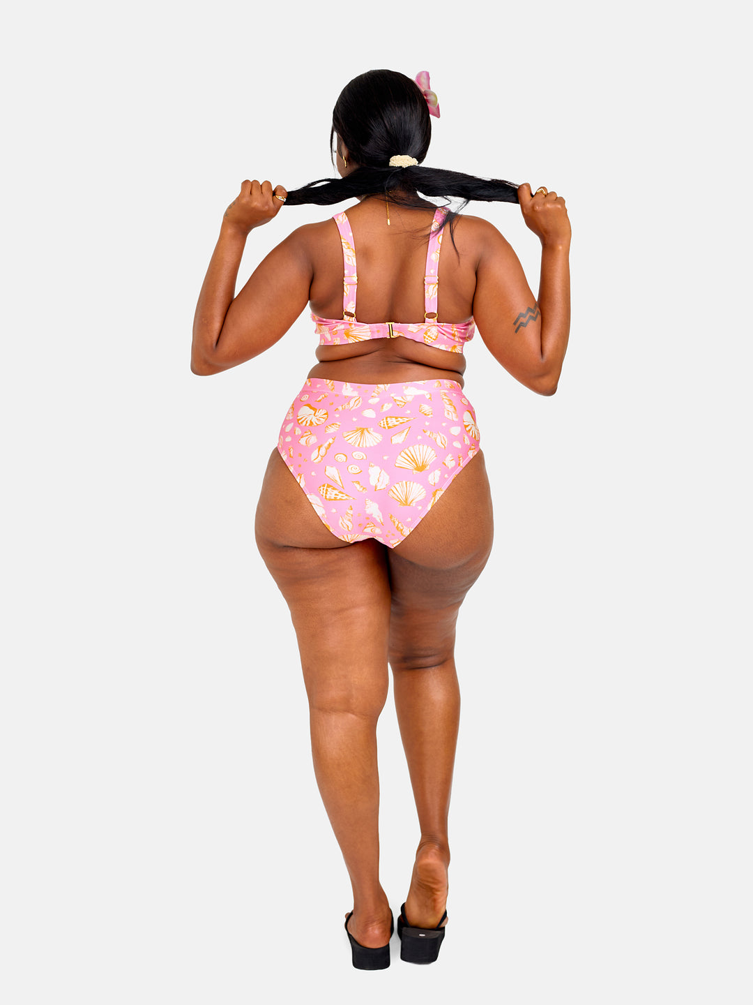Shell printed bikini