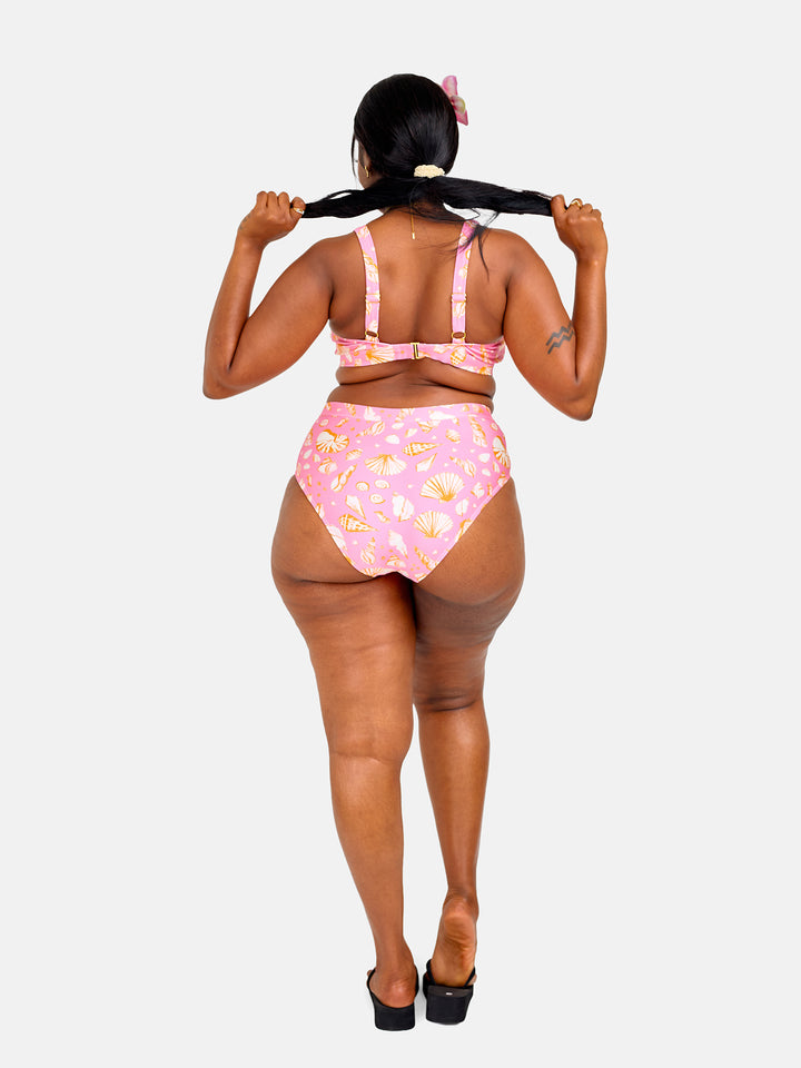 Shell printed bikini