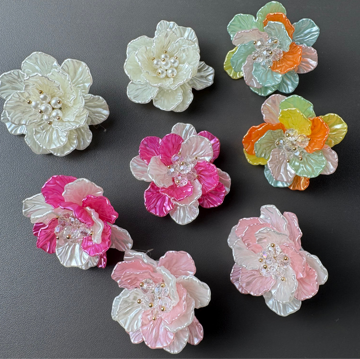 Floral earrings