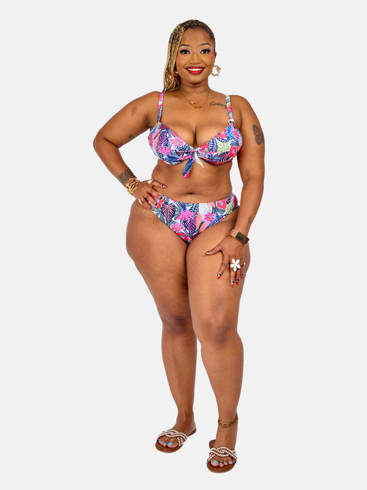 Floral printed  bikini