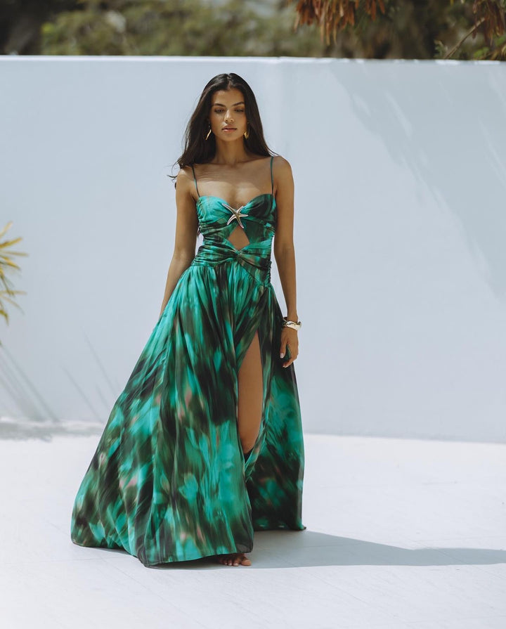 Illusion One-Piece Swimsuit with Cover Up