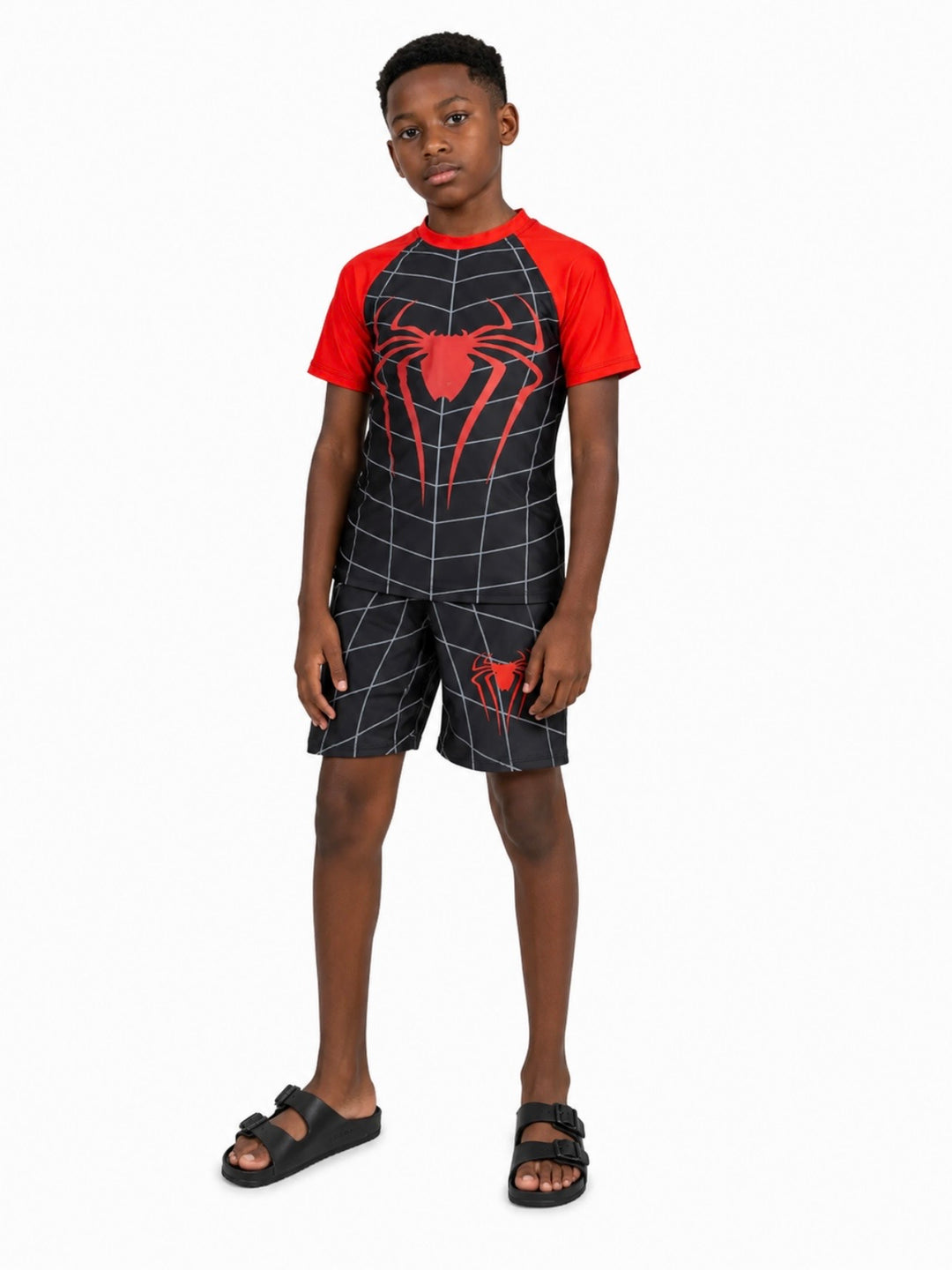 Spider man 2pc boys swimwear