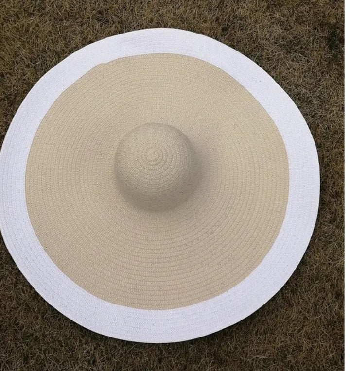 Oversized wide brim sunhat