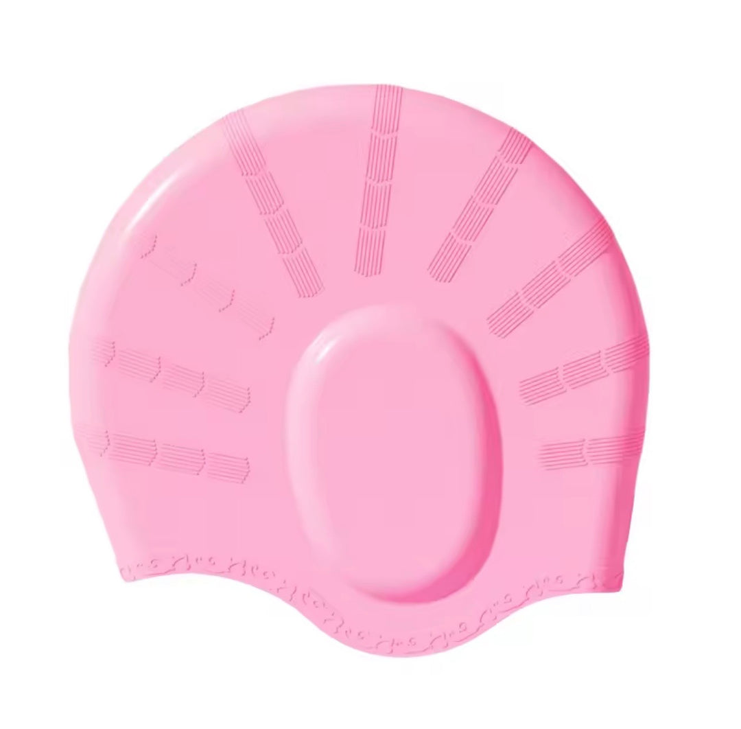 Stretch Swim Silicon Cap – Comfortable, High Elasticity, Ears Protection, Large Silicone Swim Cap