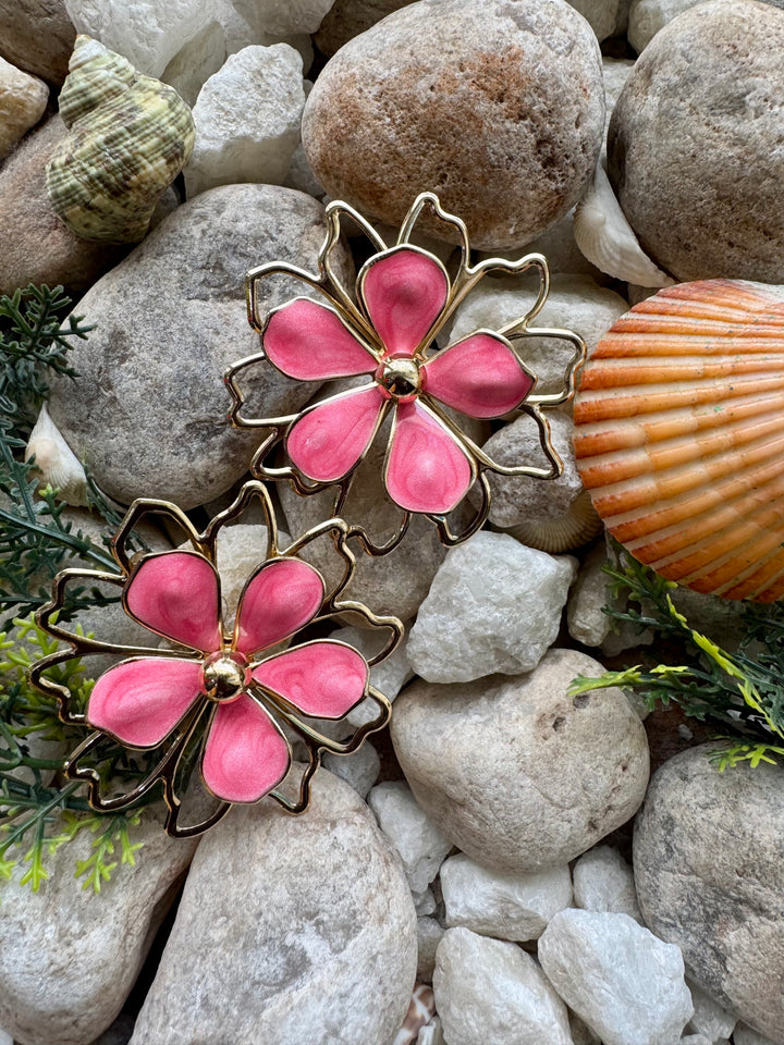 Floral summer earrings