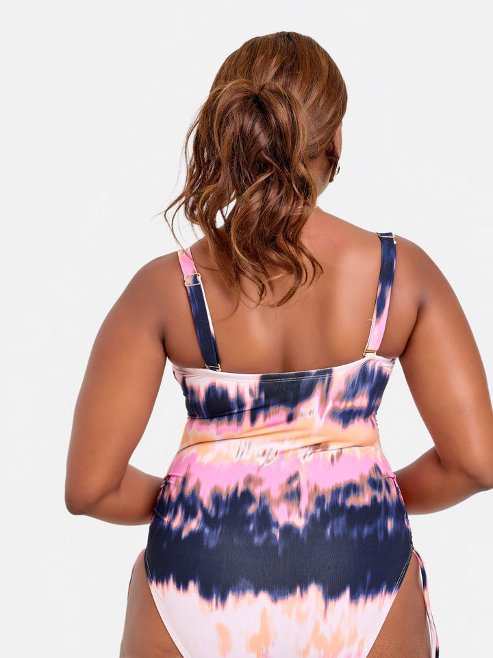 Tie-dye one piece