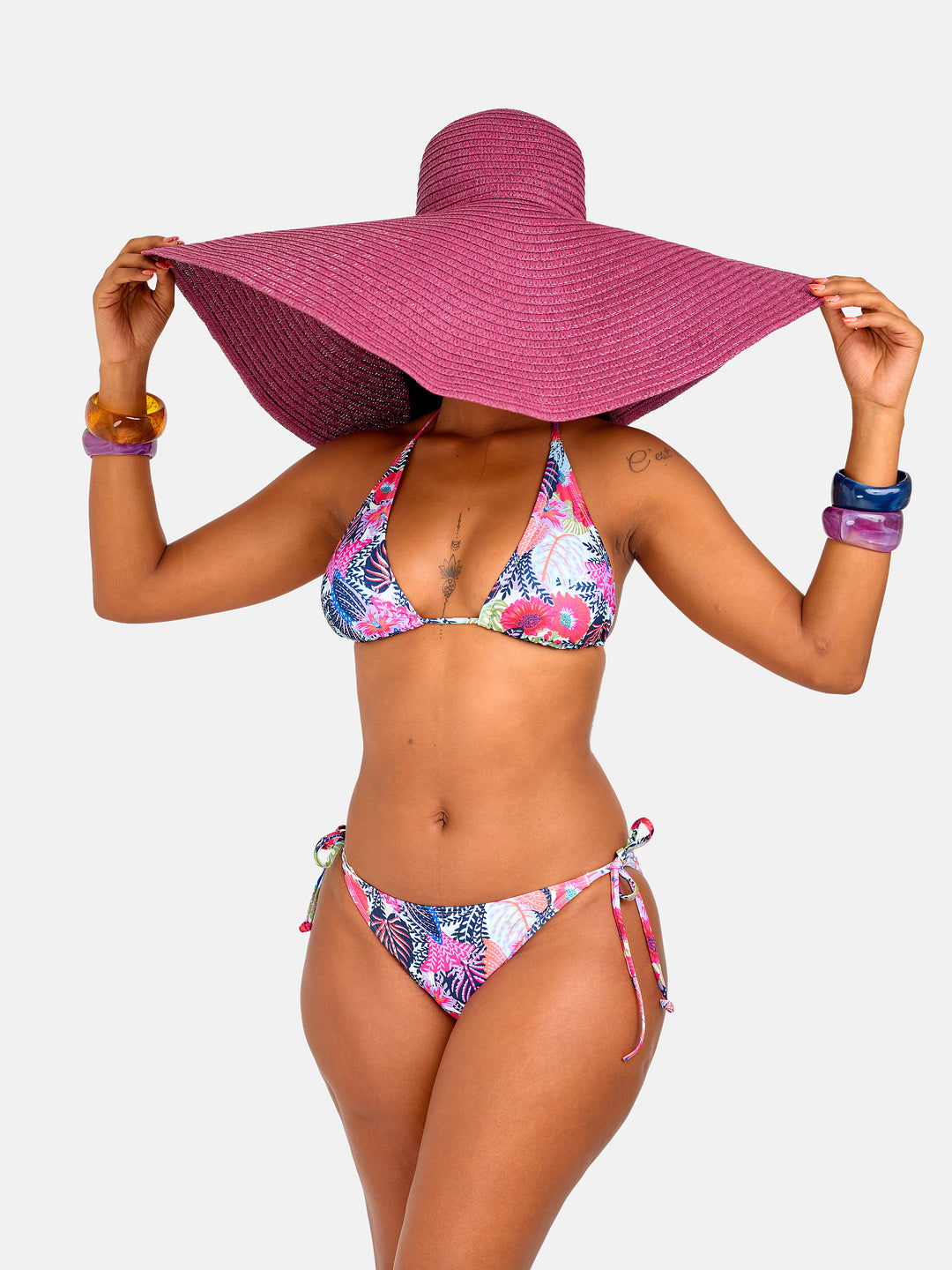 Floral printed  bikini