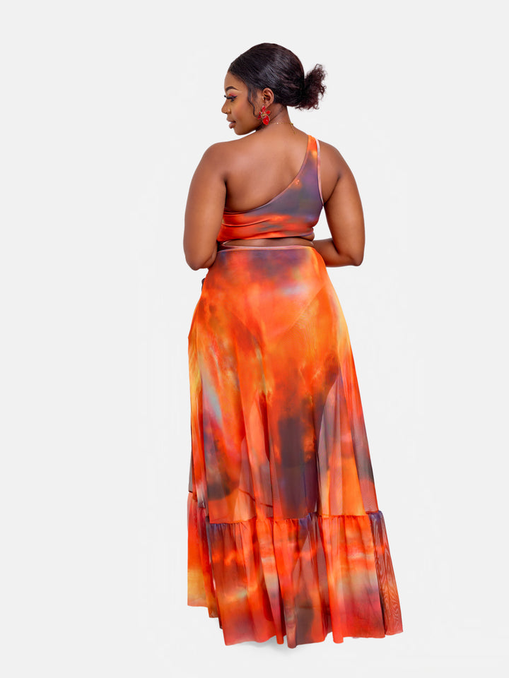 Curve sculpting cut out illusion one piece
