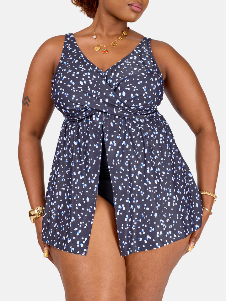 V neck tankini