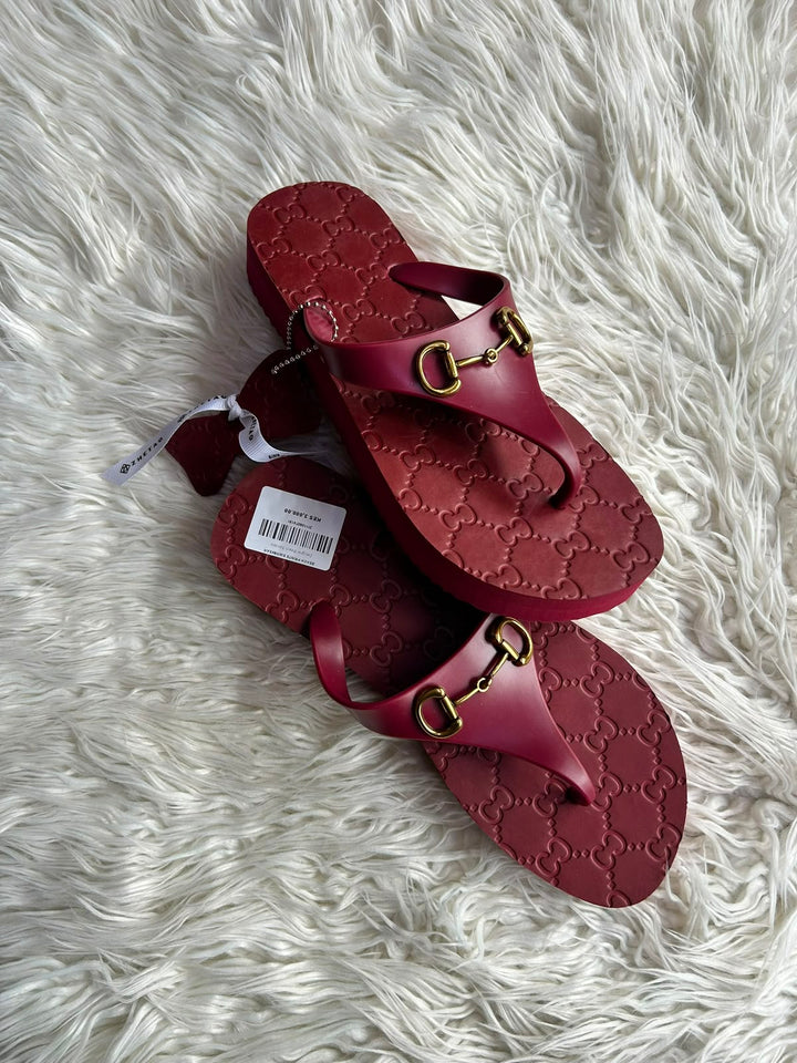 Summer wedge brand sandals