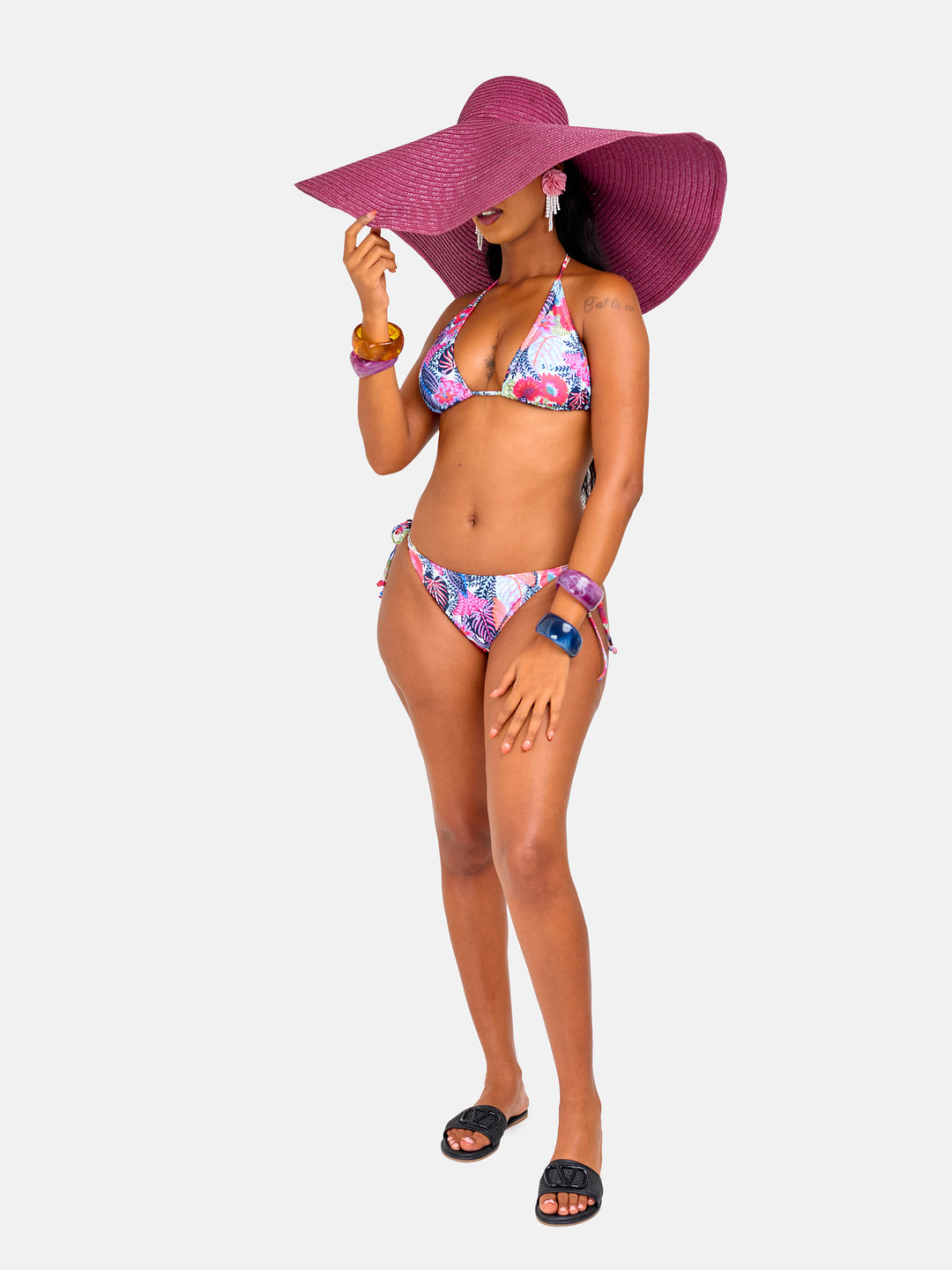 Floral printed  bikini