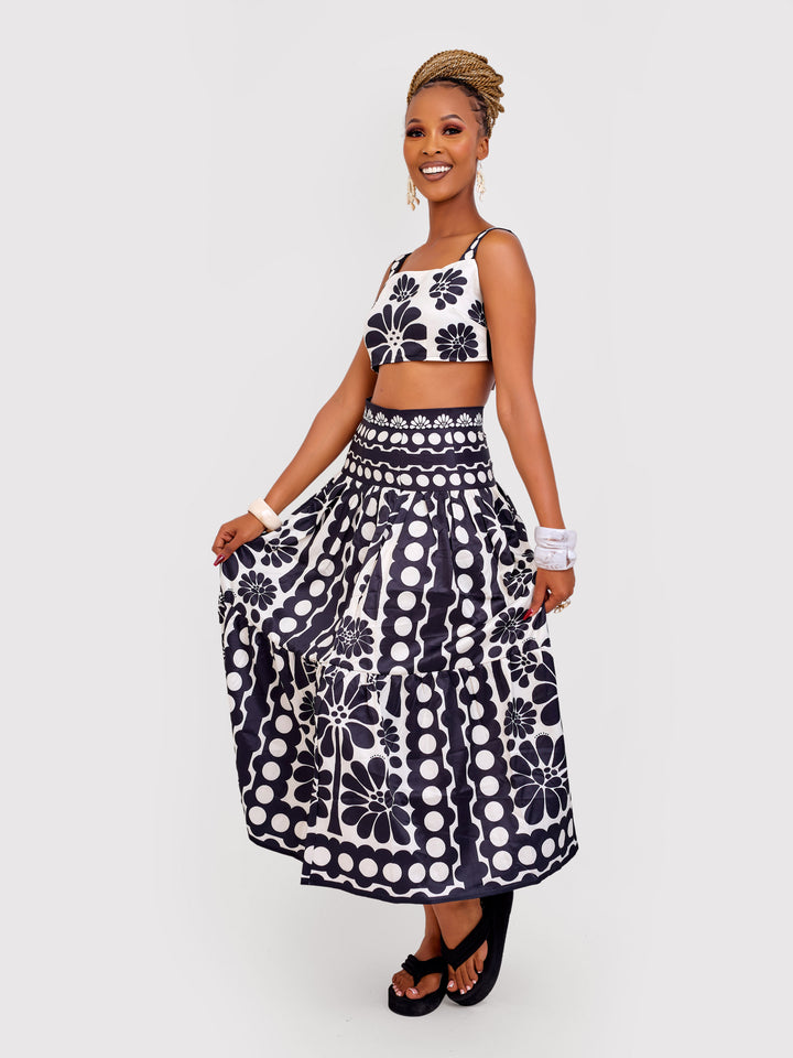 2pc summer skirt set