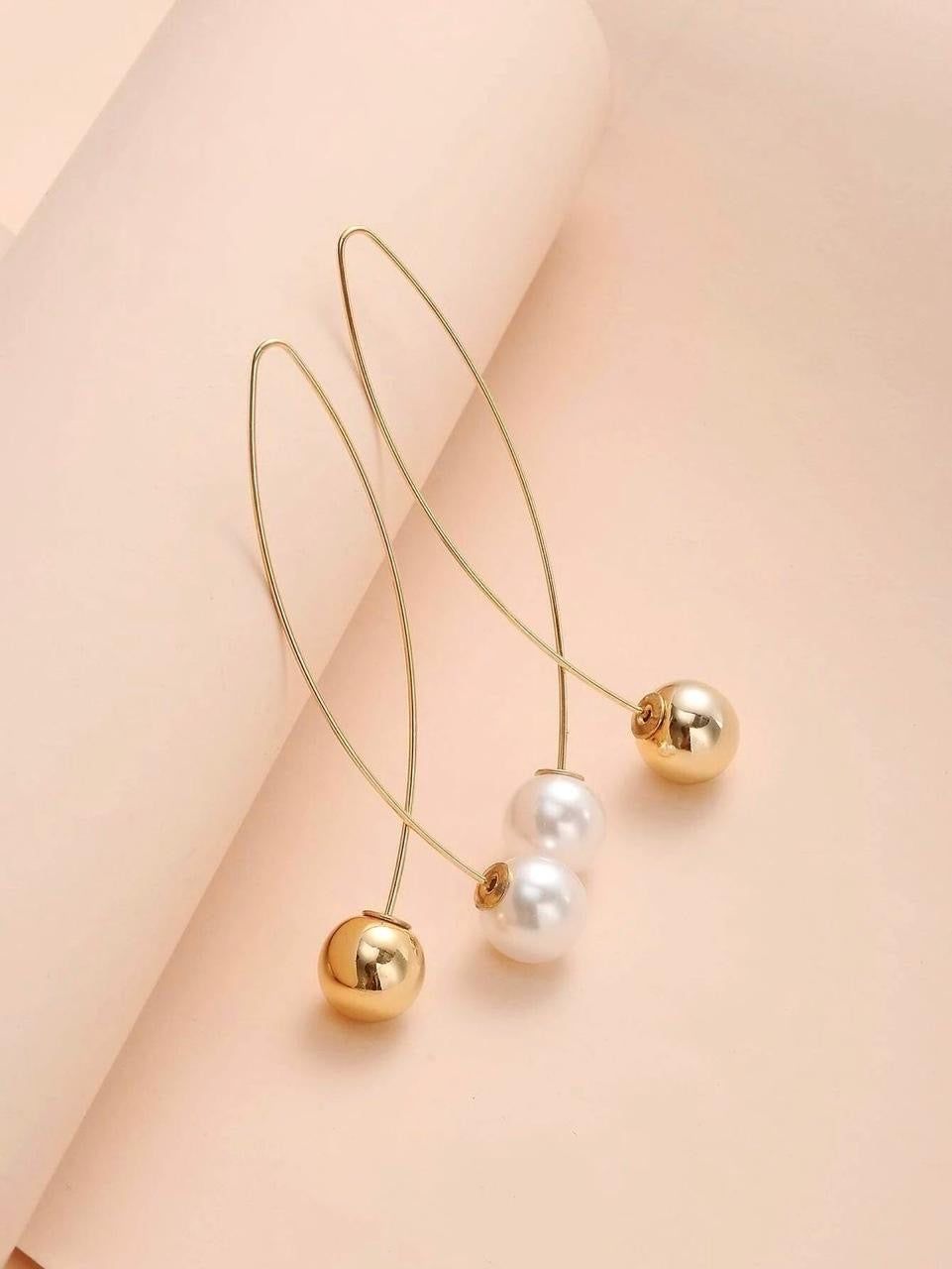 Pearl earrings