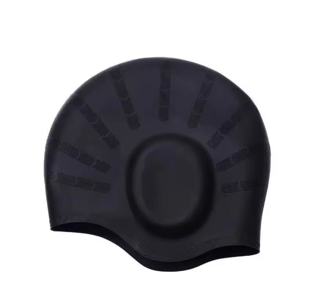 Stretch Swim Silicon Cap – Comfortable, High Elasticity, Ears Protection, Large Silicone Swim Cap