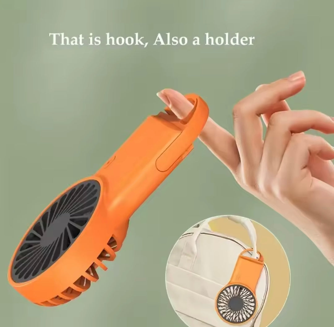 Portable Handheld Fan – Lightweight Rechargeable Cooling Fan