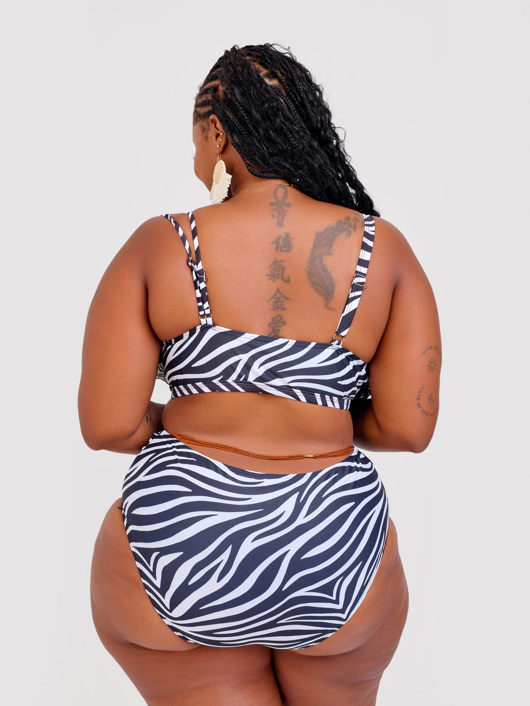 Zebra print bikini