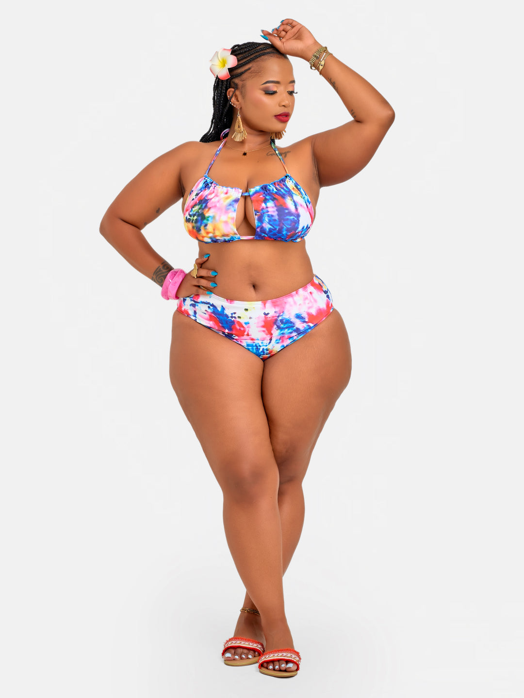 Plus size flattering bikini