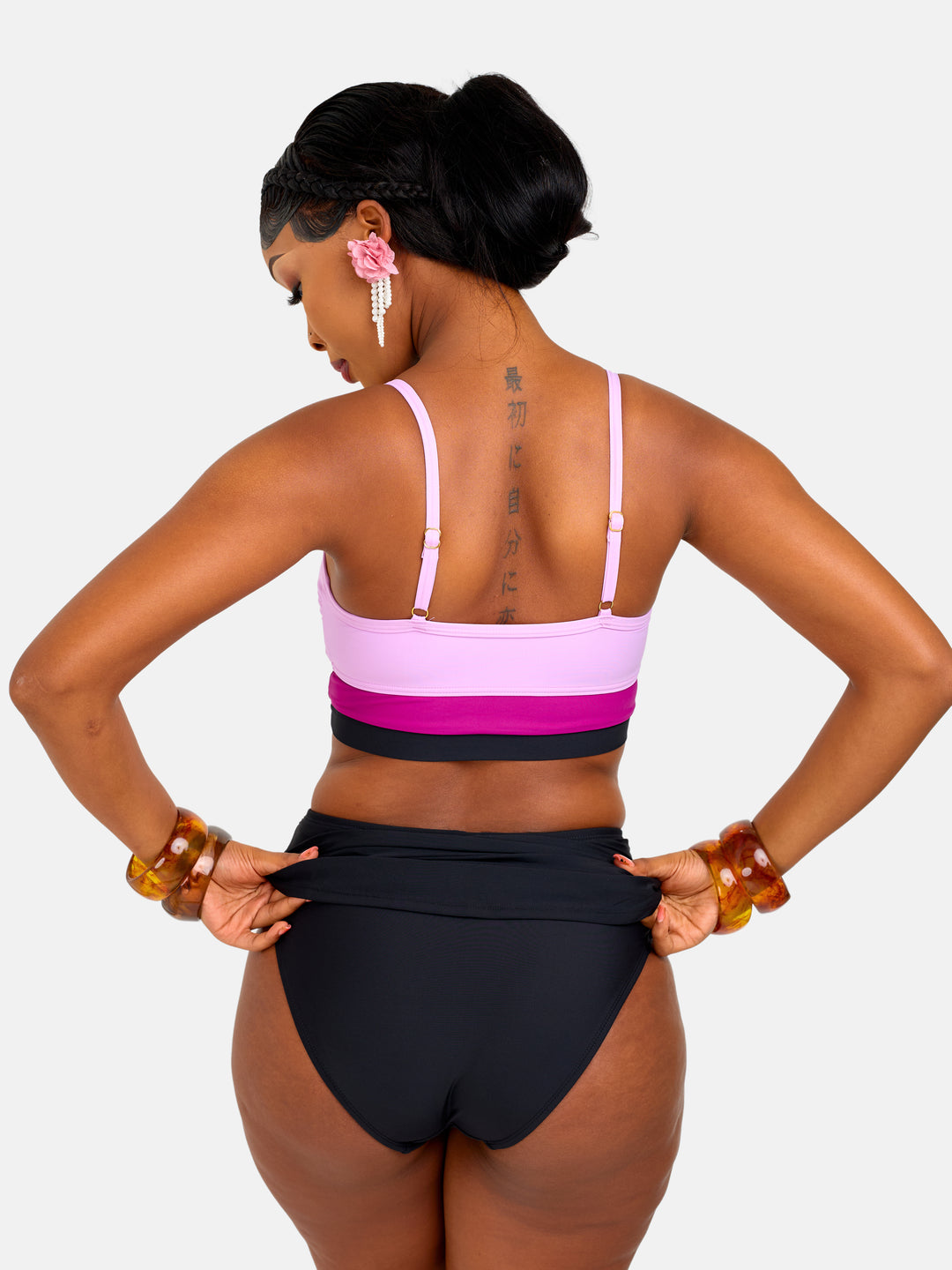 Bikini skirt with supportive top