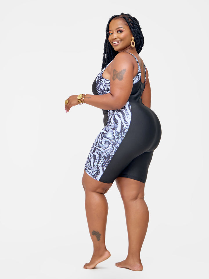 Snake print side 1pc