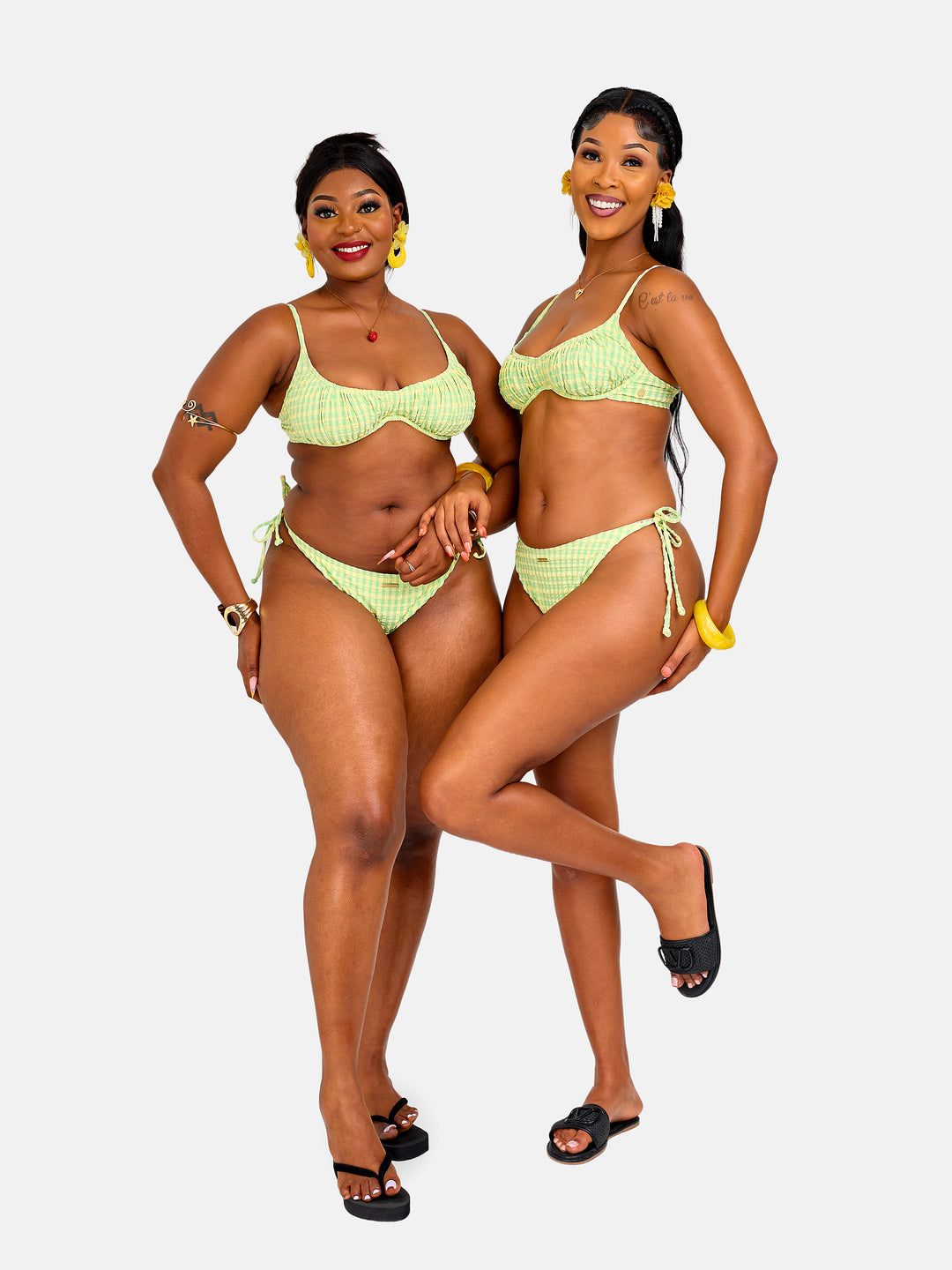 Luminous underwire stringed bikini