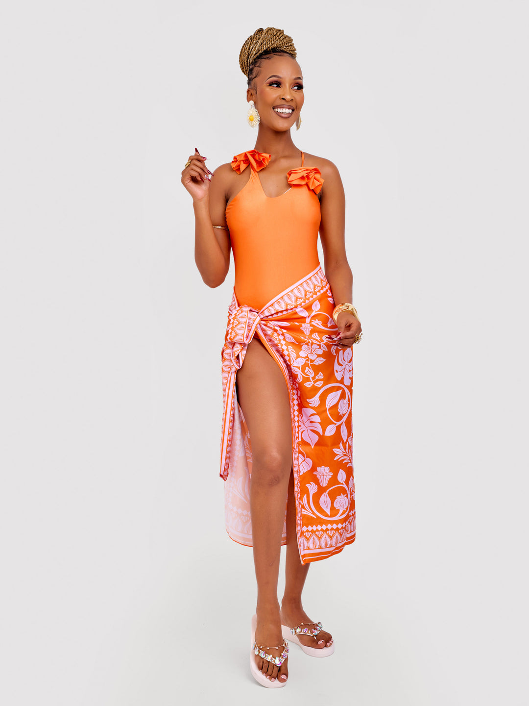 1 hand flower 1pc with sarong