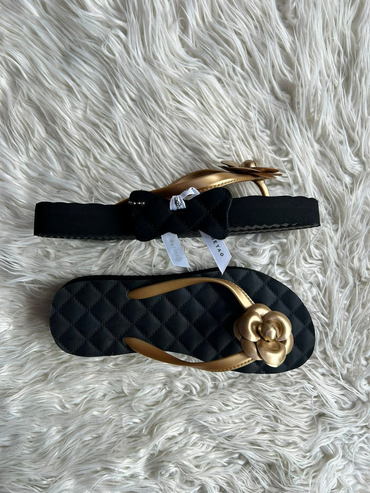 Flower wedge brand sandals